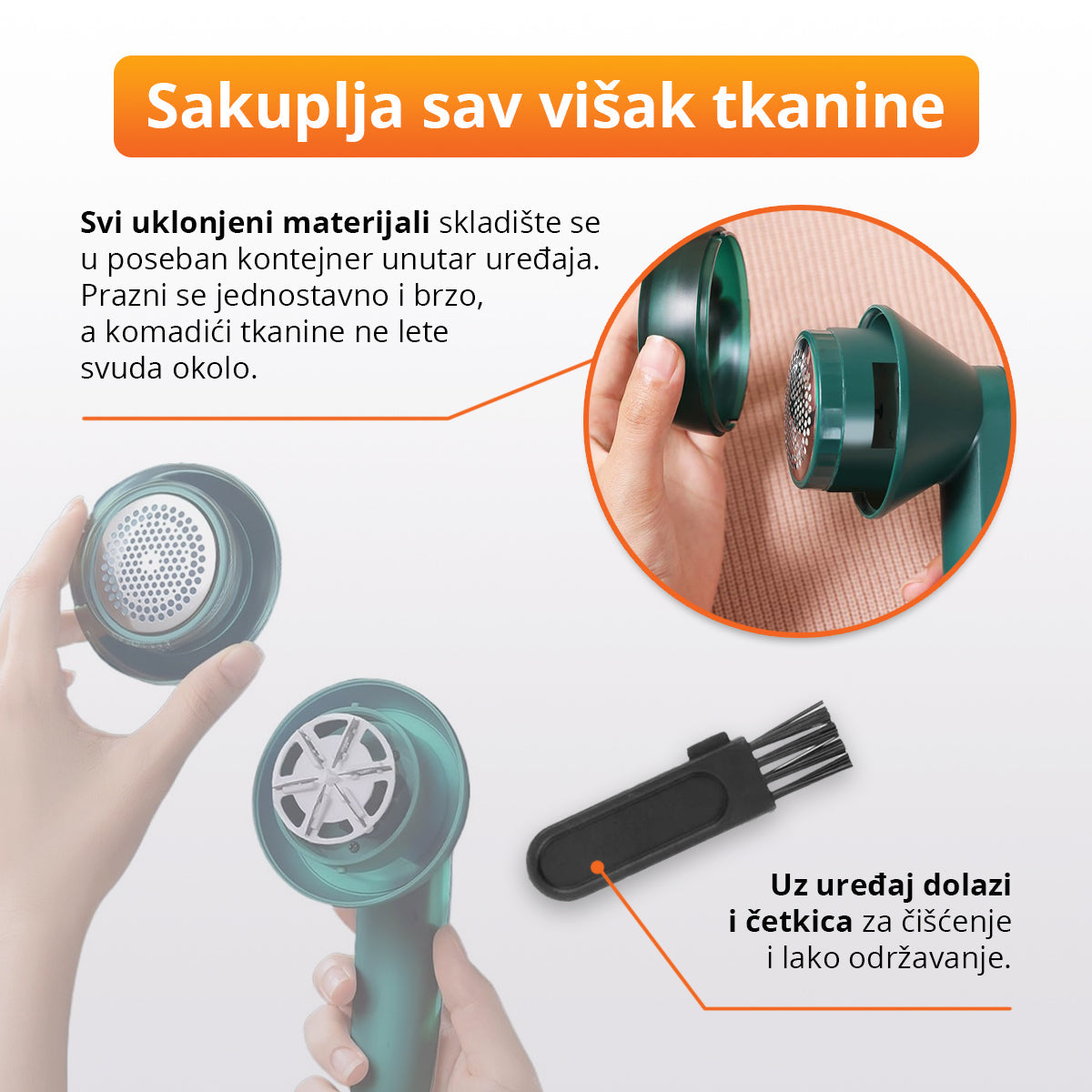 FuzzBuster - Uređaj za uklanjanje ućebanih grudvica sa odeće