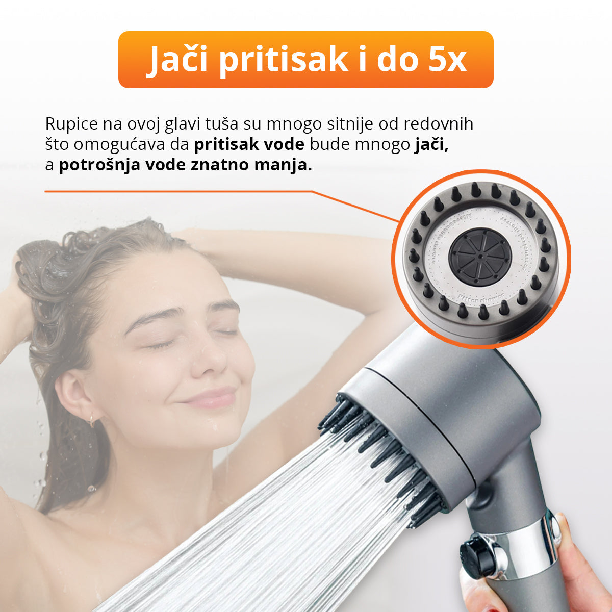 HydroRelax - Podesiva glava tuša