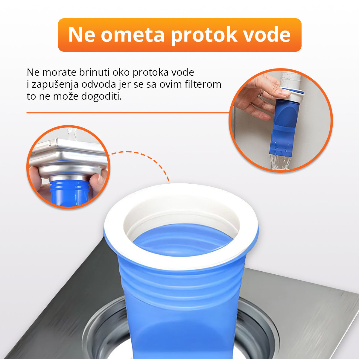 AntiSmell - Filter protiv neprijatnih mirisa iz odvoda (4 komada)