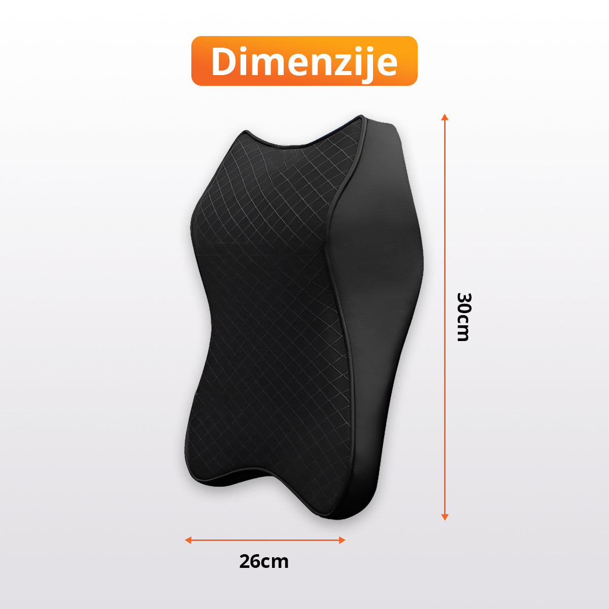 CarPillow - Ergonomski jastuk za auto sedište