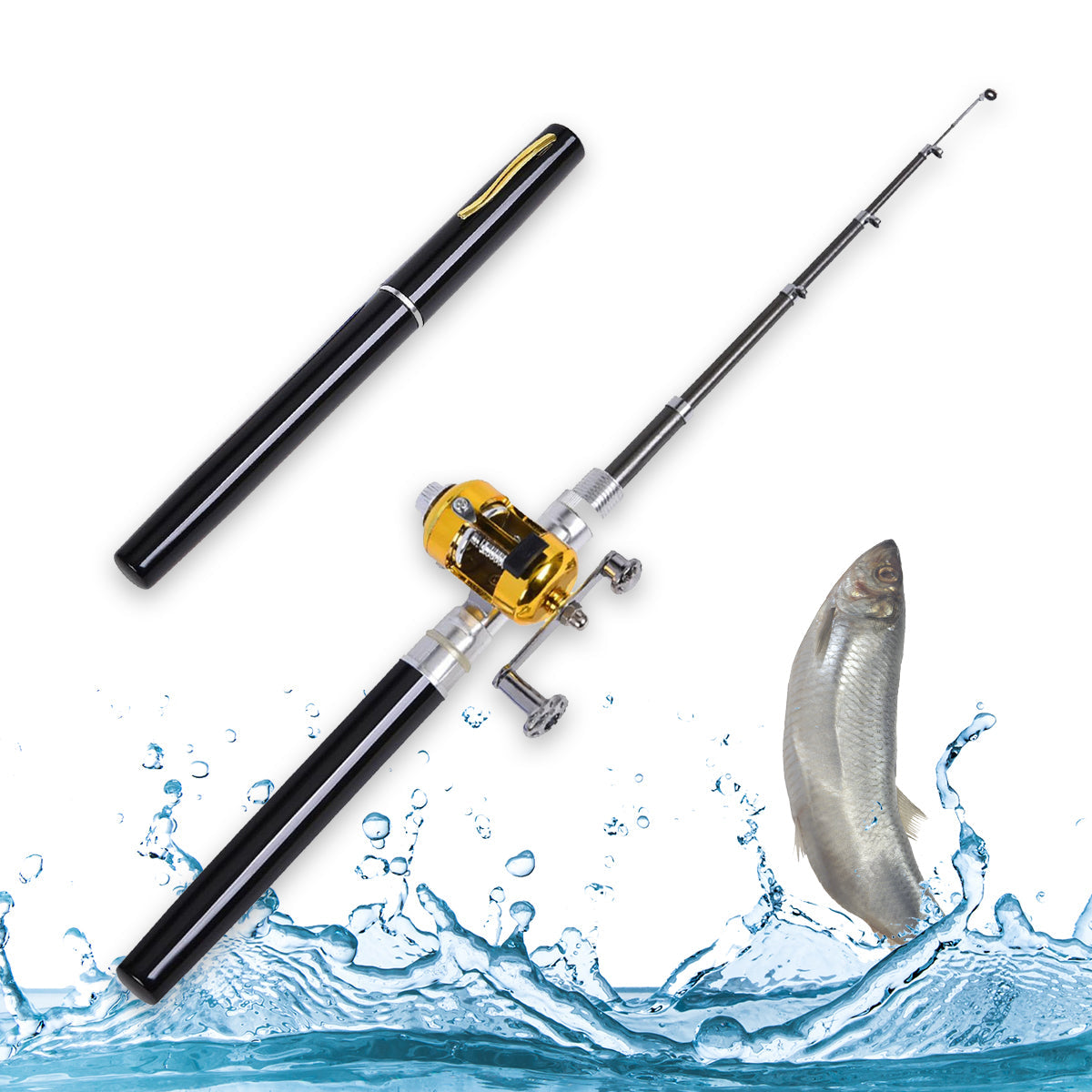 PocketRod - Mini sklopivi štap za pecanje sa mašinicom