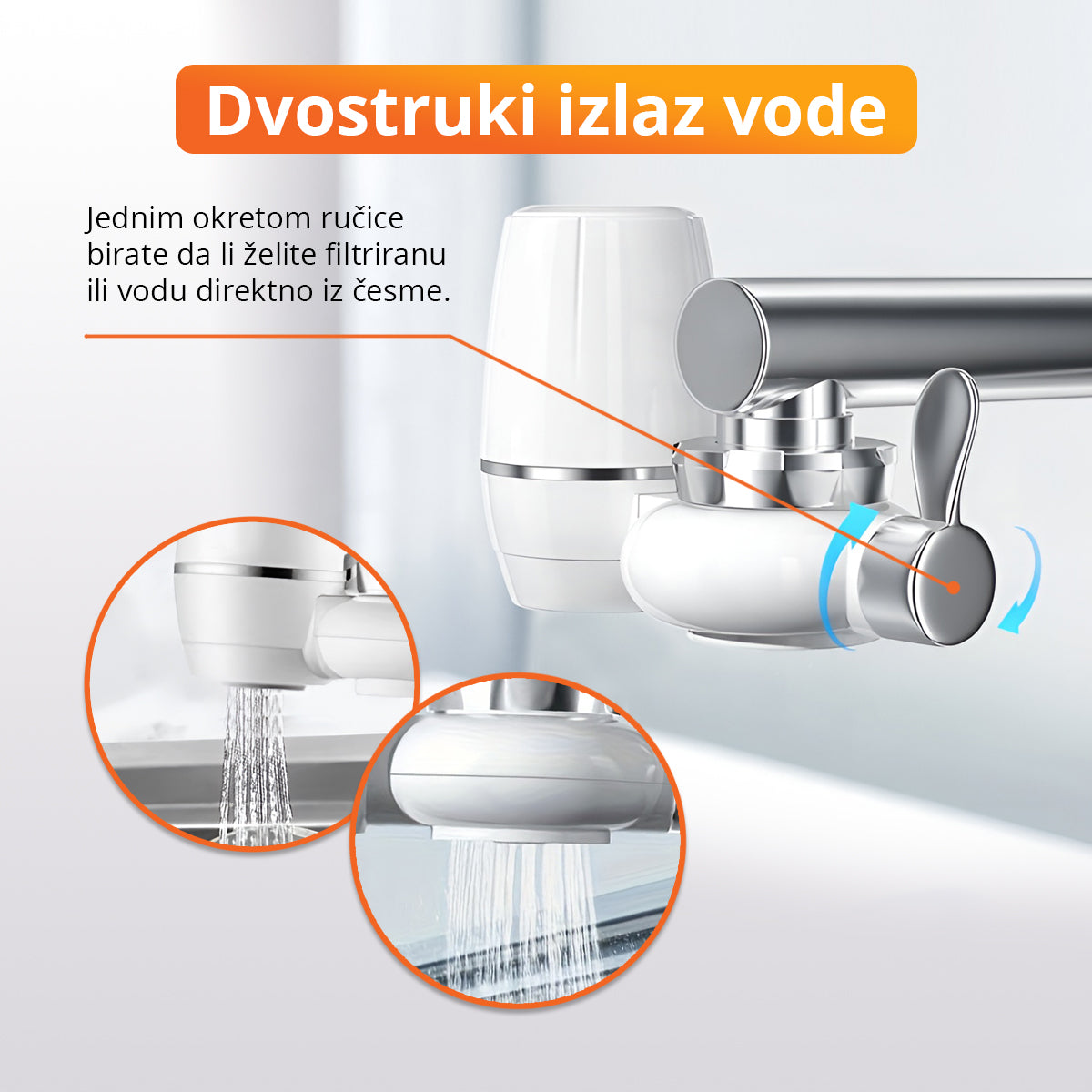 PureTap - Prečišćivač vode za slavinu sa keramičkim filterom