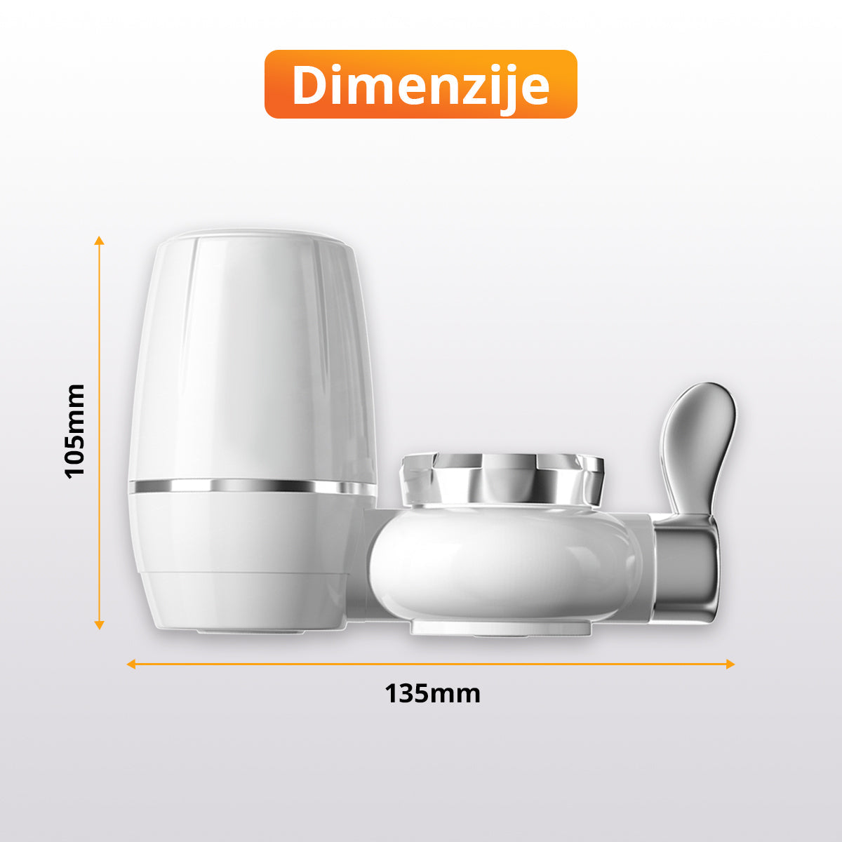 PureTap - Prečišćivač vode za slavinu sa keramičkim filterom