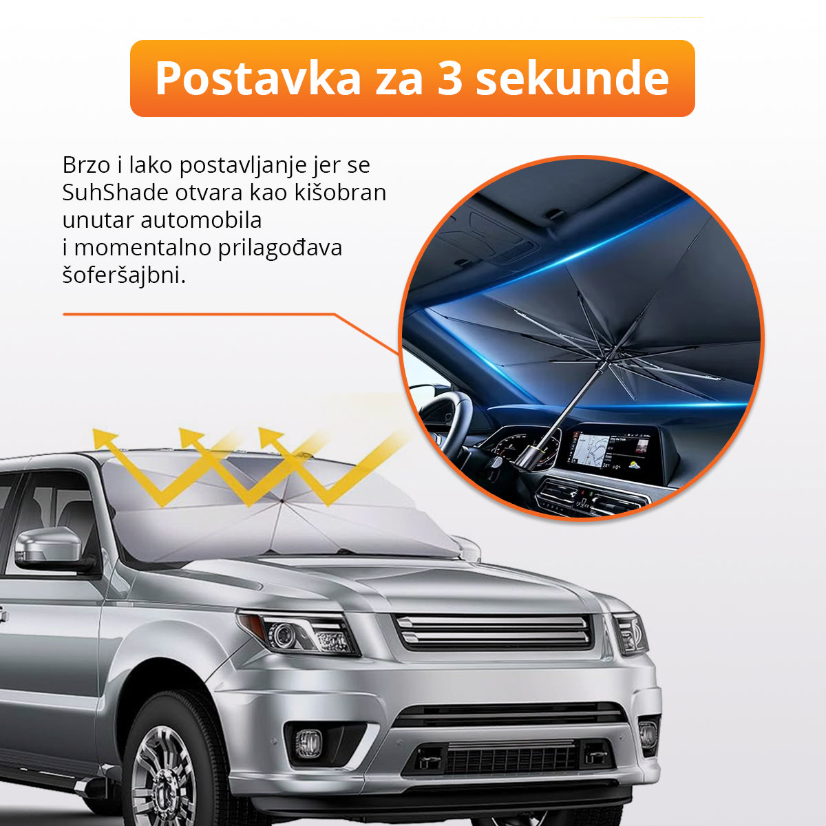 SunShade - Zaštita od sunca za šoferšajbnu