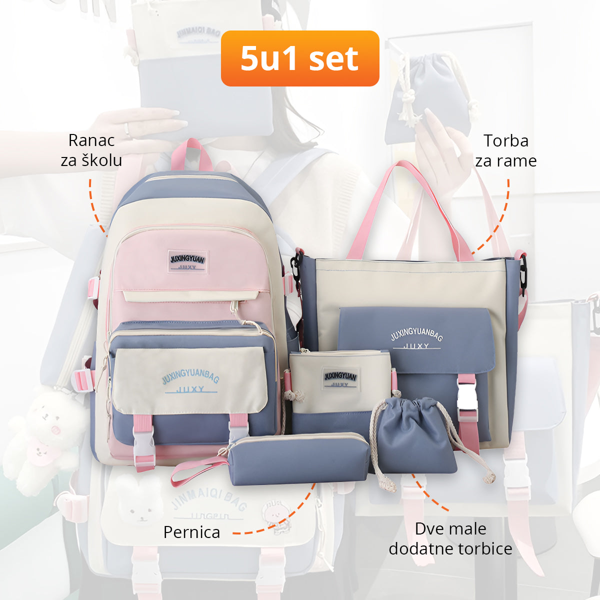 TogoBag - Petodelni set torbi