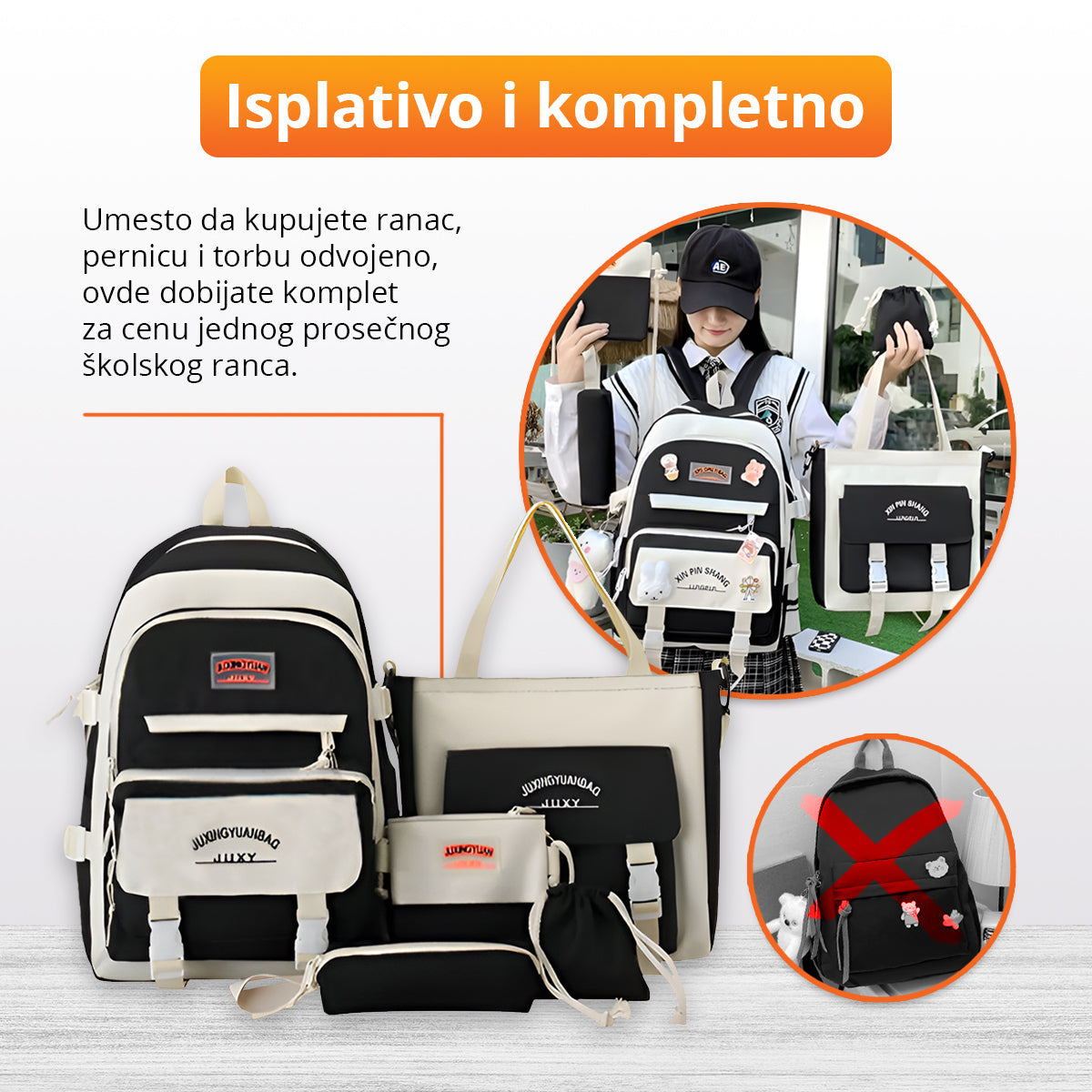 TogoBag - Petodelni set torbi